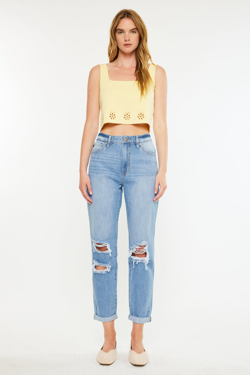 Bridget Ultra High Rise Mom Jeans - Official Kancan USA