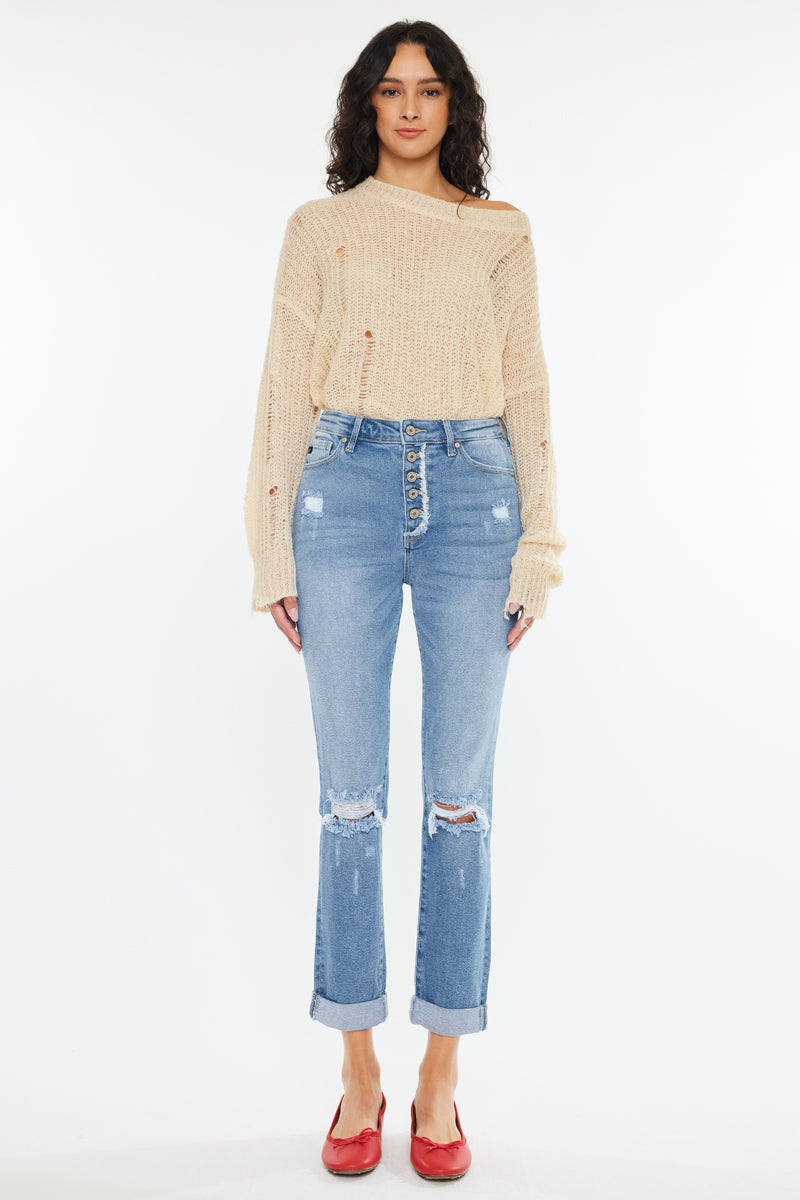 Tove Ultra High Rise Mom Jeans - Official Kancan USA