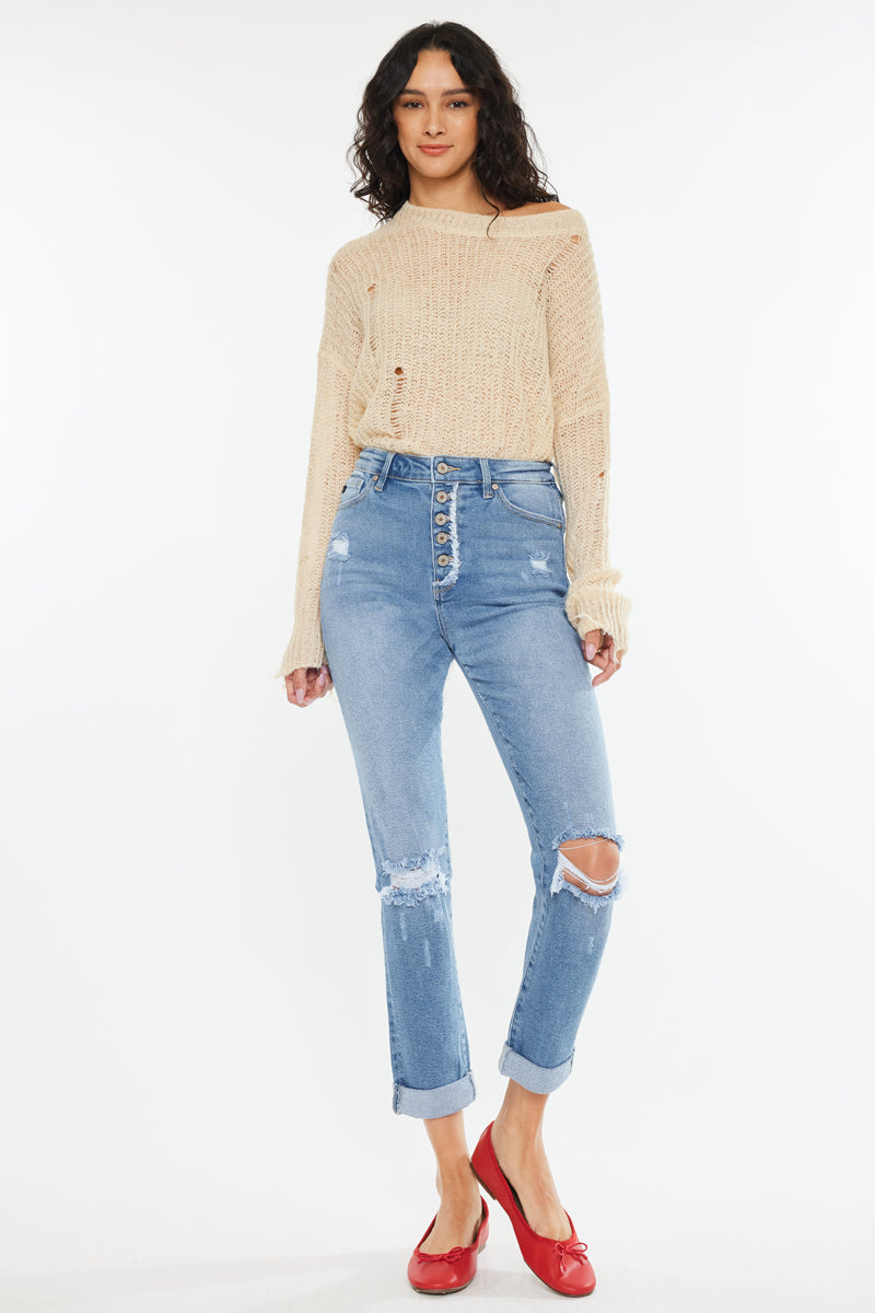 Tove Ultra High Rise Mom Jeans - Official Kancan USA