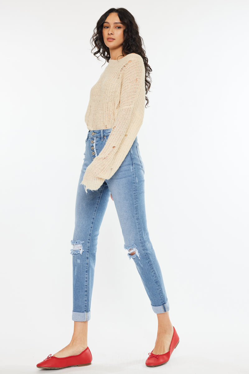 Tove Ultra High Rise Mom Jeans - Official Kancan USA