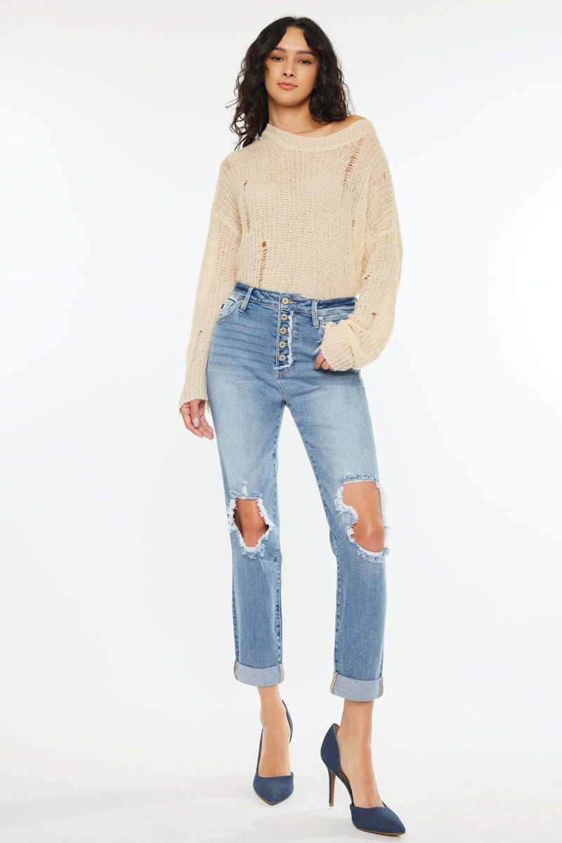 Tove Ultra High Rise Mom Jeans - Official Kancan USA