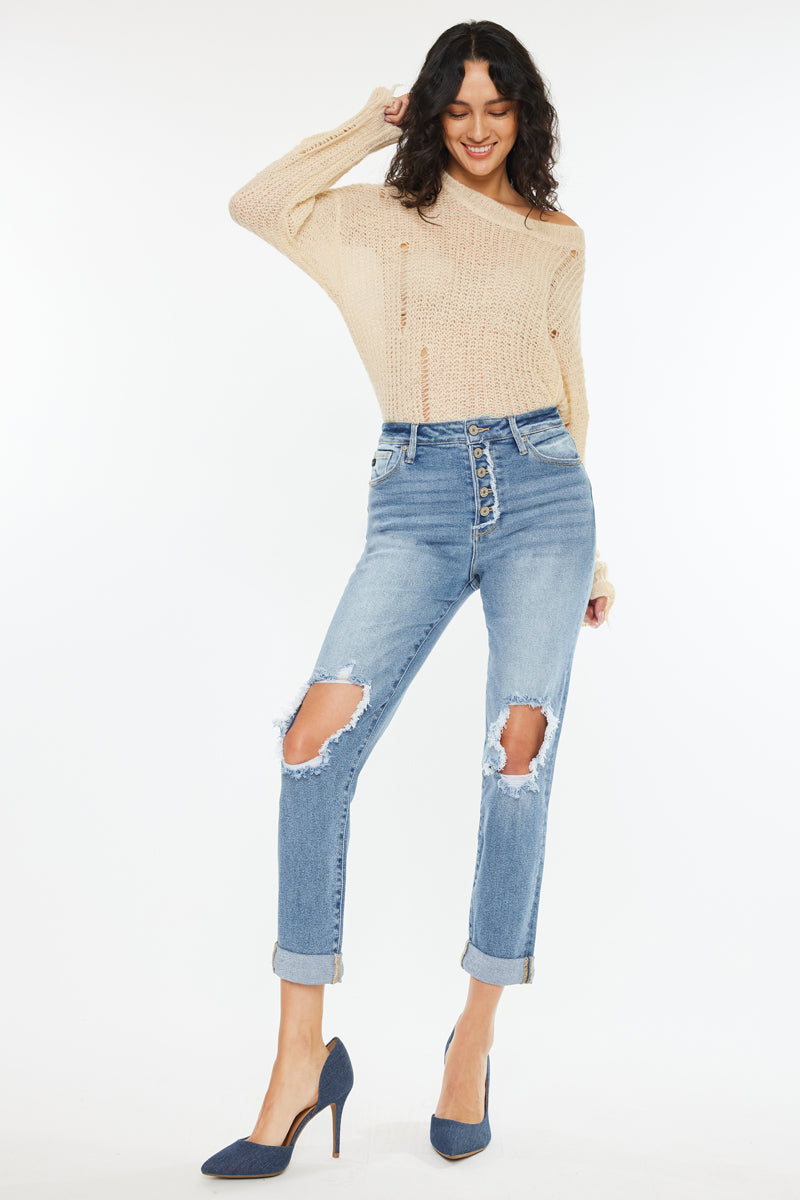 Tove Ultra High Rise Mom Jeans - Official Kancan USA
