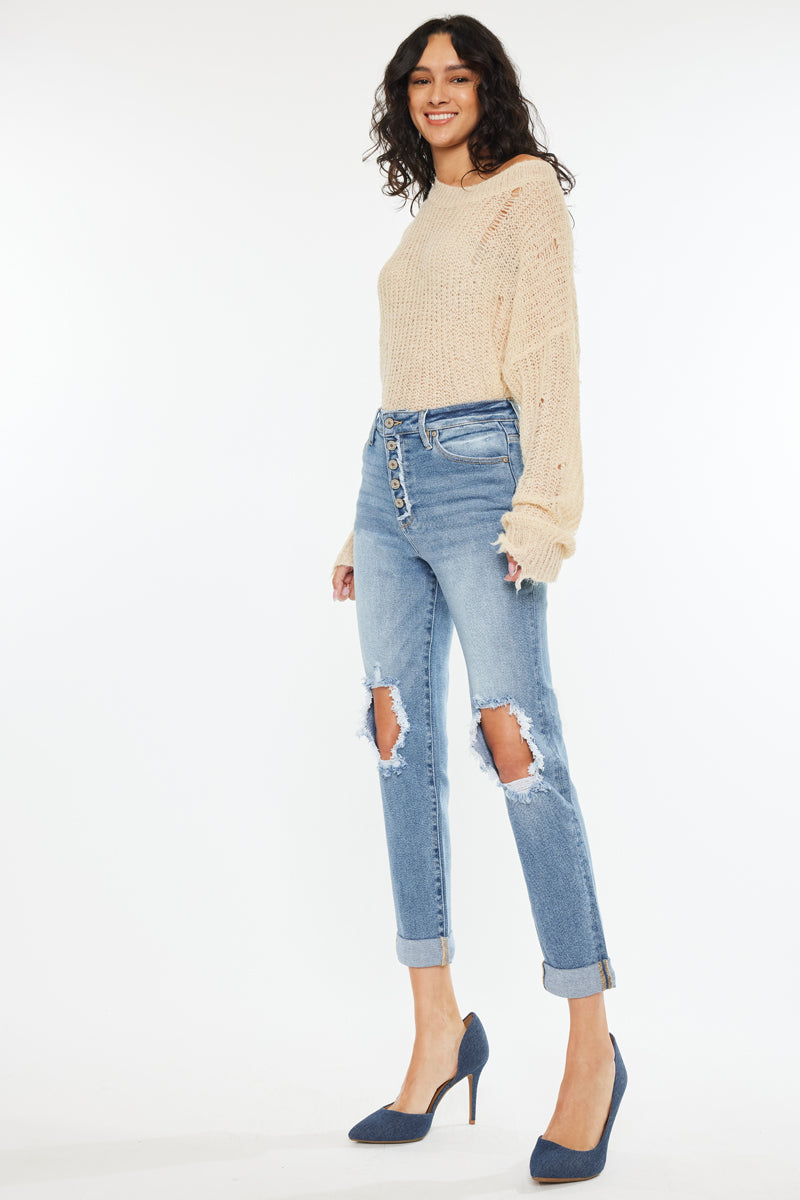 Tove Ultra High Rise Mom Jeans - Official Kancan USA
