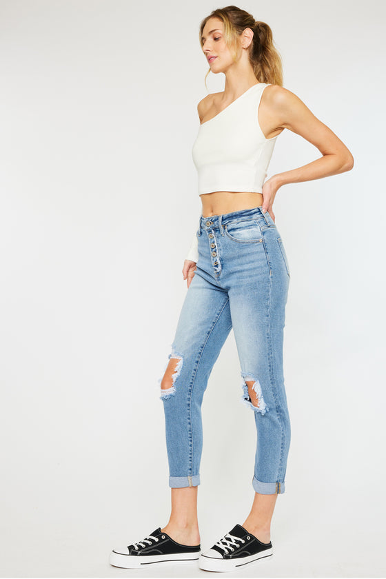 Tove Ultra High Rise Mom Jeans - Official Kancan USA