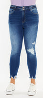 Haydee High Rise Ankle Skinny Jeans (Plus Size) - Official Kancan USA