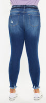 Haydee High Rise Ankle Skinny Jeans (Plus Size) - Official Kancan USA