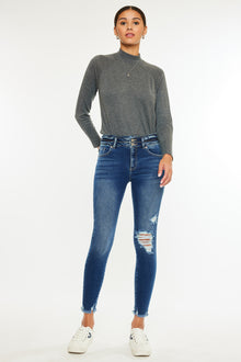  Gloria High Rise Ankle Skinny Jeans - Official Kancan USA
