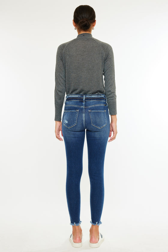 Gloria High Rise Ankle Skinny Jeans - Official Kancan USA