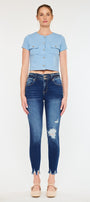 Gloria High Rise Ankle Skinny Jeans - Official Kancan USA