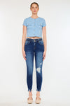 Gloria High Rise Ankle Skinny Jeans