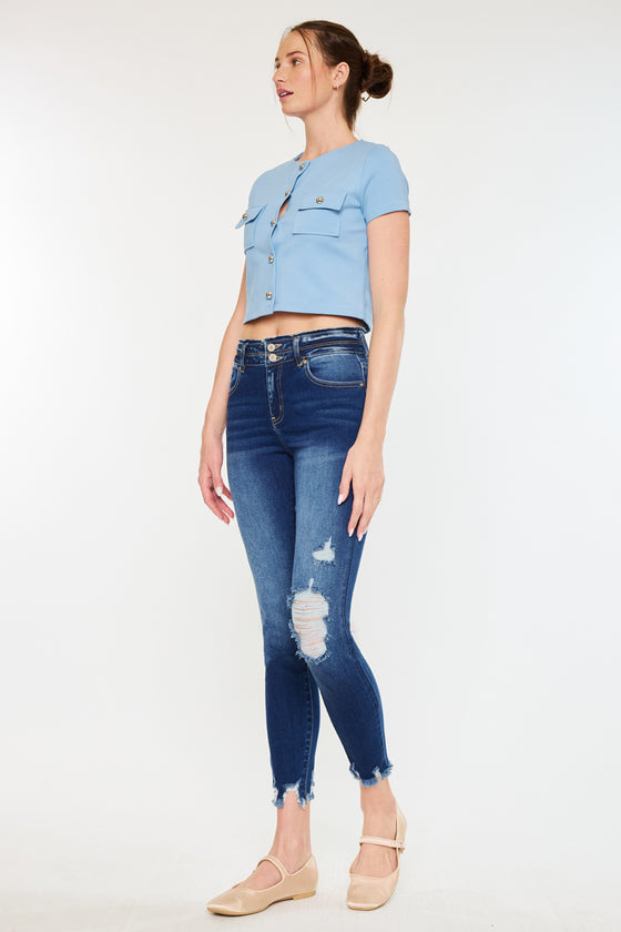 Gloria High Rise Ankle Skinny Jeans
