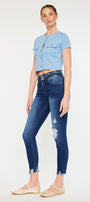 Gloria High Rise Ankle Skinny Jeans - Official Kancan USA