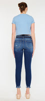 Gloria High Rise Ankle Skinny Jeans - Official Kancan USA