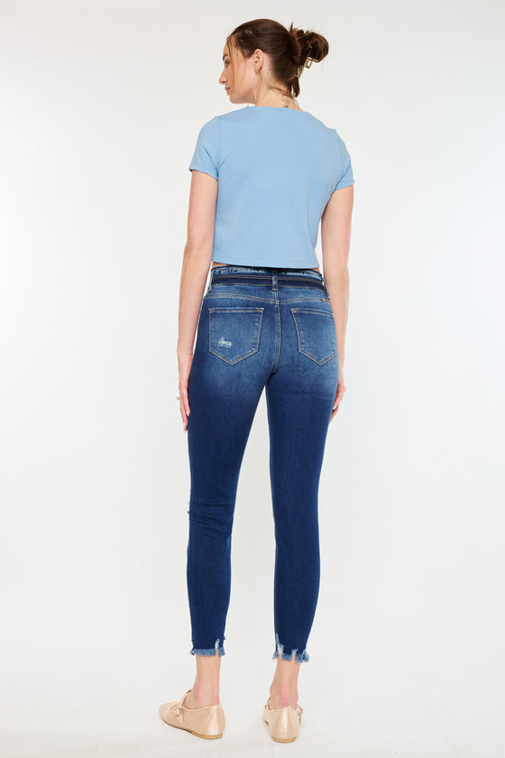 Gloria High Rise Ankle Skinny Jeans