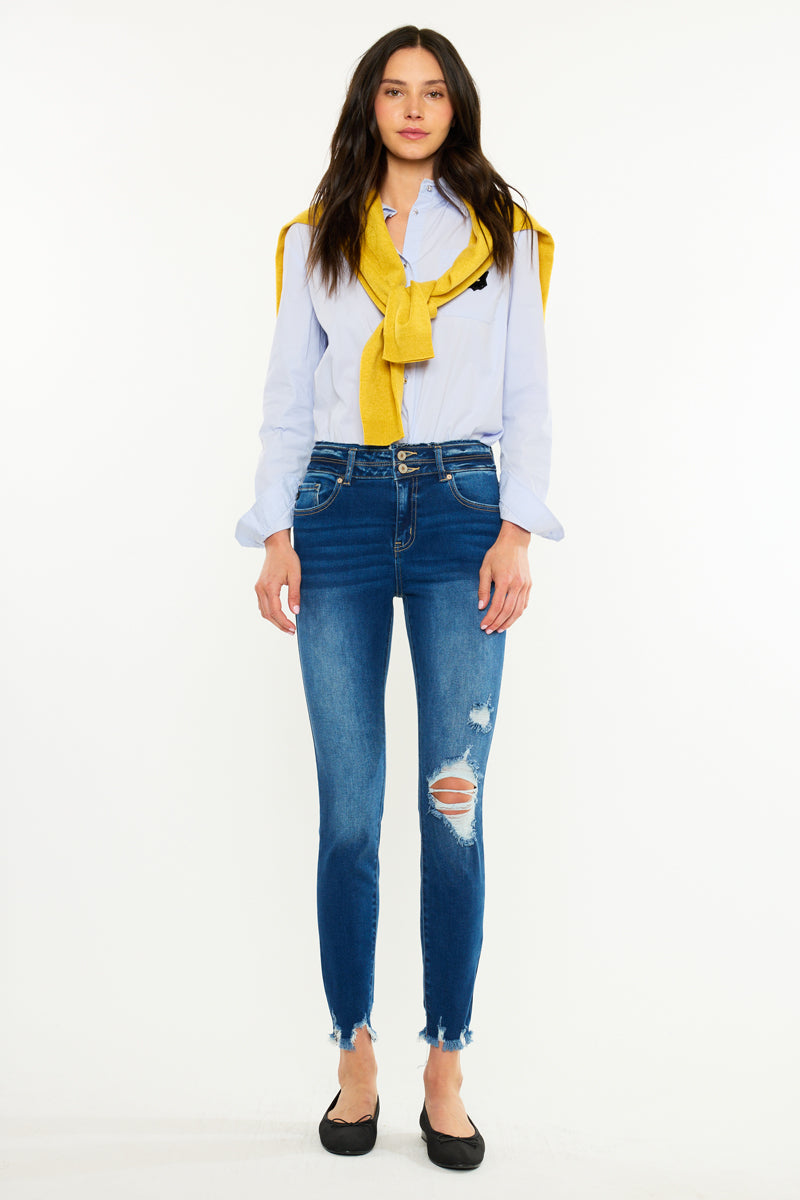 Gloria High Rise Ankle Skinny