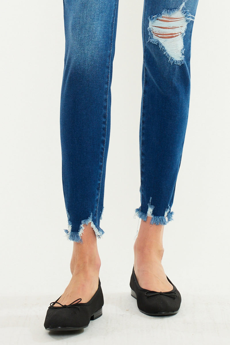 Gloria High Rise Ankle Skinny