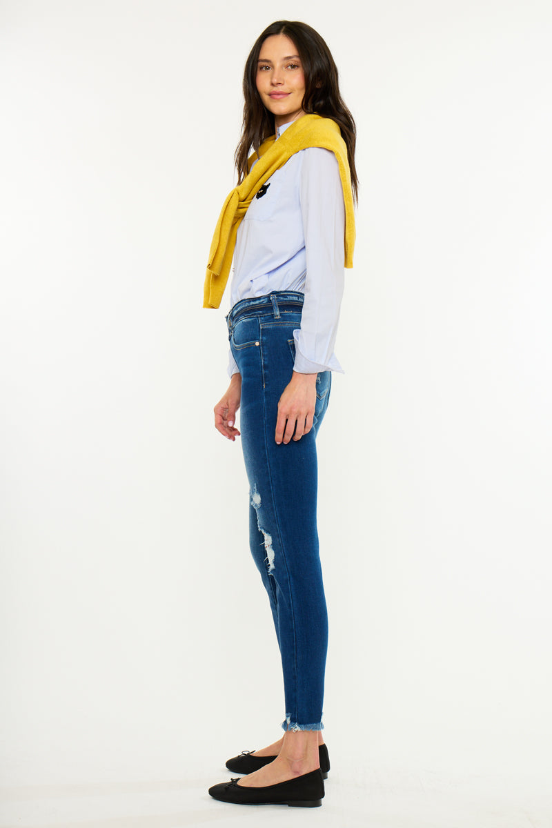Gloria High Rise Ankle Skinny