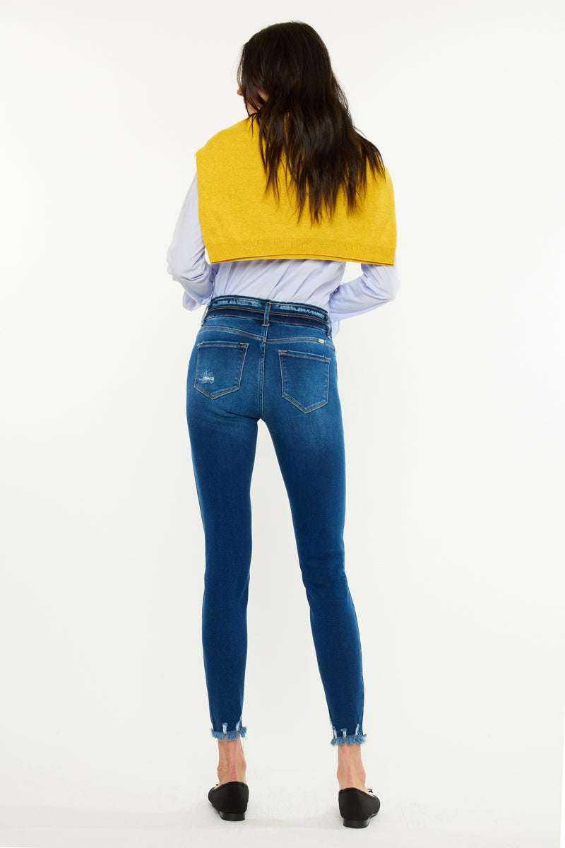 Gloria High Rise Ankle Skinny