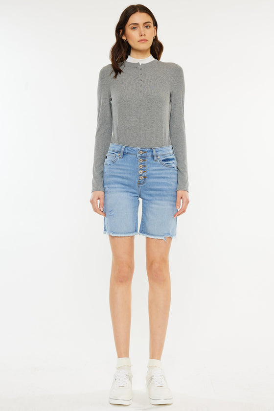 Sandy High Rise Bermuda Shorts - Official Kancan USA