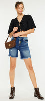 Sandy High Rise Bermuda Shorts - Official Kancan USA