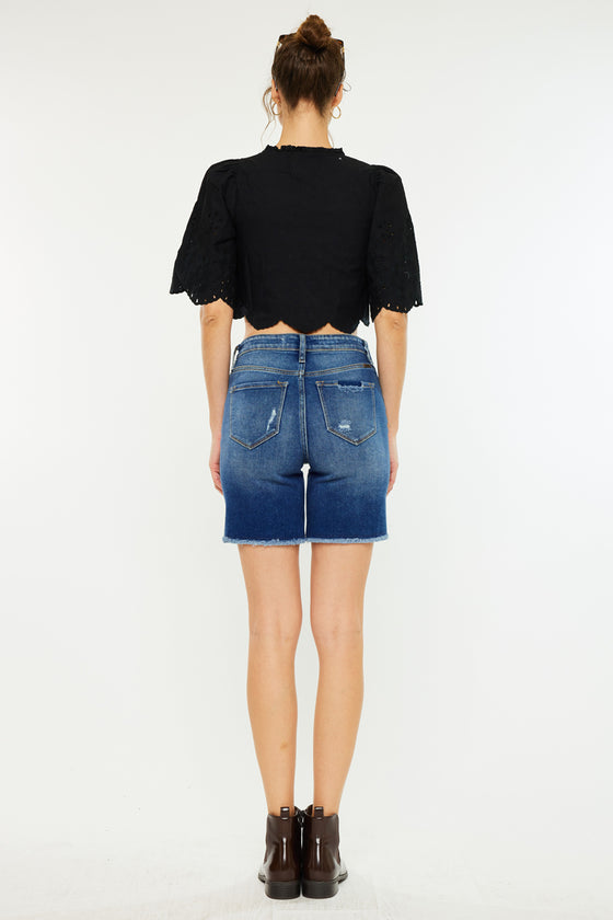 Sandy High Rise Bermuda Shorts - Official Kancan USA