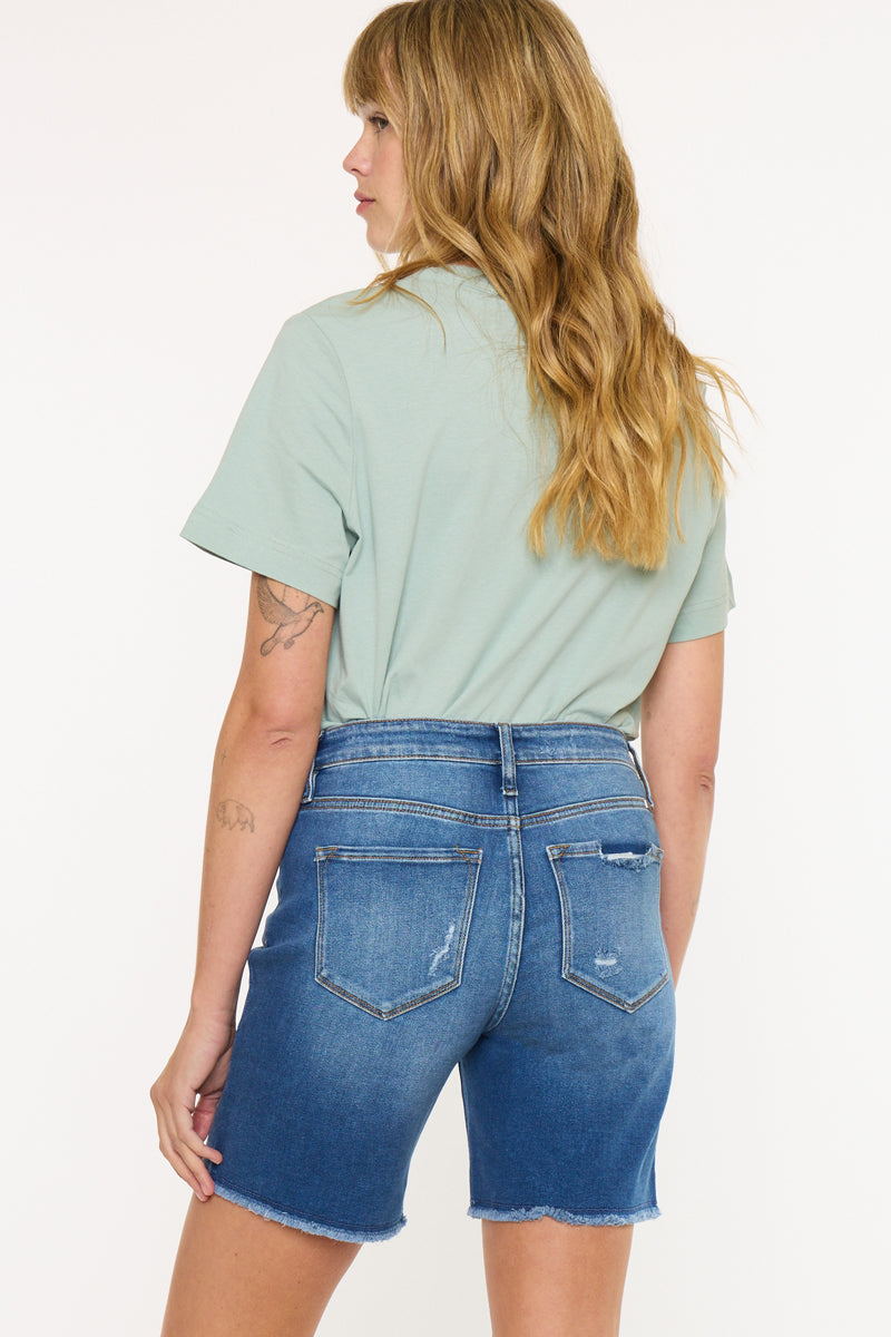 Sandy High Rise Bermuda Shorts - Official Kancan USA