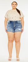 Lyric Ultra High Rise Shorts (Plus Size) - Official Kancan USA