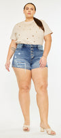 Lyric Ultra High Rise Shorts (Plus Size) - Official Kancan USA