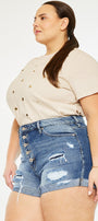 Lyric Ultra High Rise Shorts (Plus Size) - Official Kancan USA