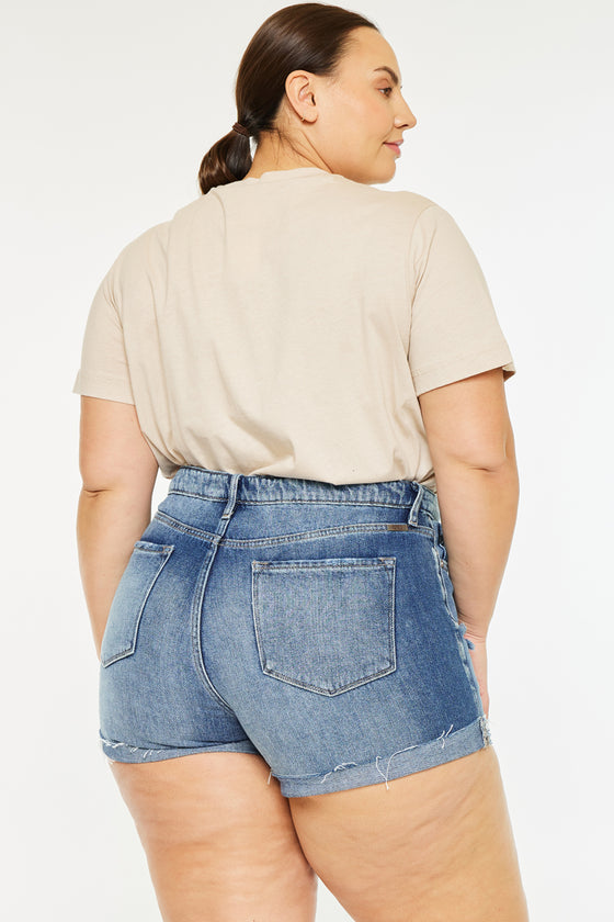 Lyric Ultra High Rise Shorts (Plus Size) - Official Kancan USA