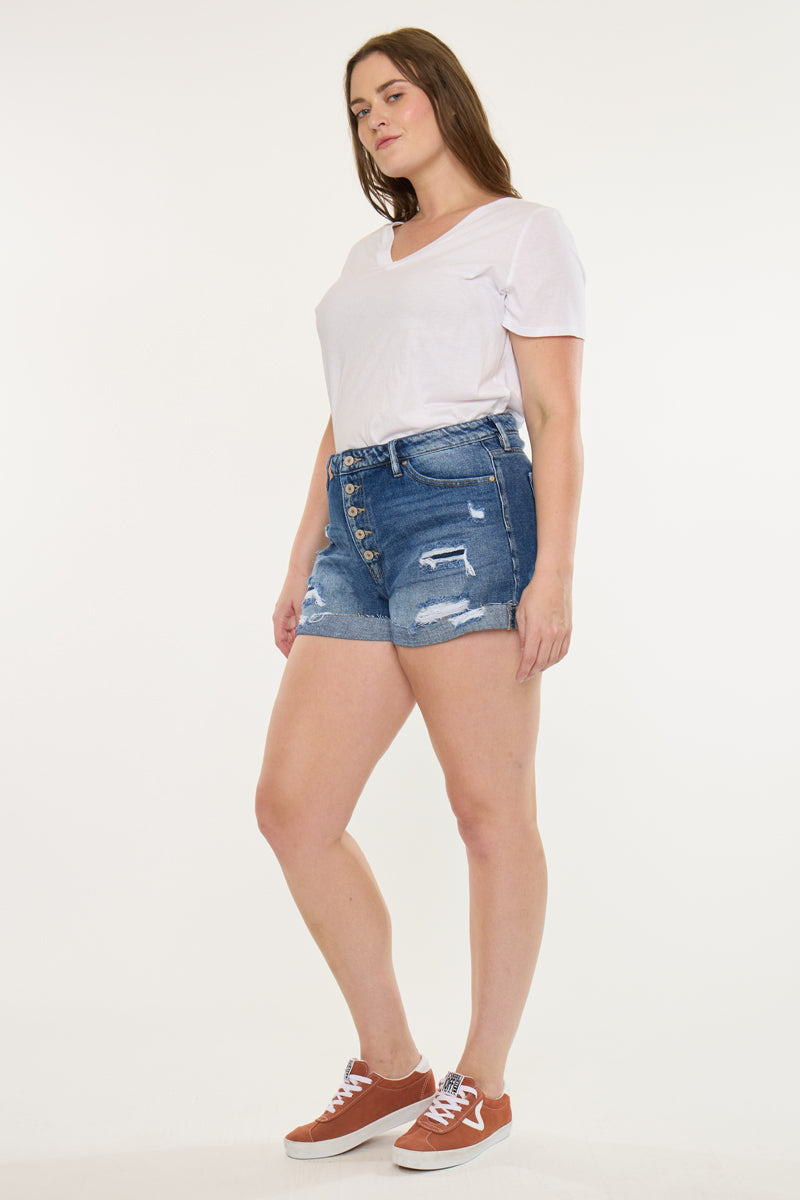 Lyric Ultra High Rise Shorts (Plus Size)