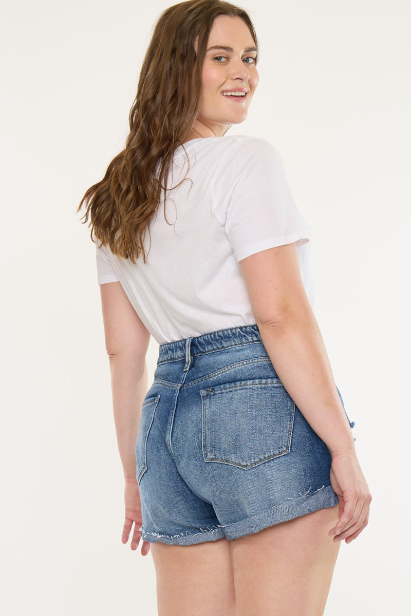 Lyric Ultra High Rise Shorts (Plus Size) – Kancan USA