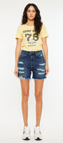 Jansen Ultra High Rise Boyfriend Shorts - Official Kancan USA