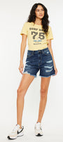 Jansen Ultra High Rise Boyfriend Shorts - Official Kancan USA