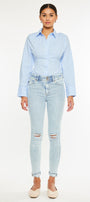 Kendall High Rise Ankle Skinny Jeans - Official Kancan USA