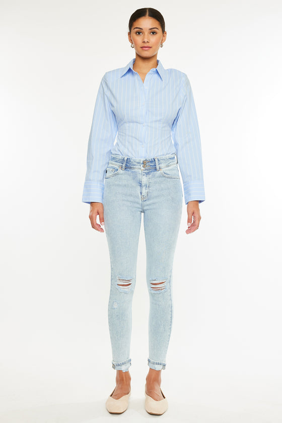 Kendall High Rise Ankle Skinny Jeans - Official Kancan USA