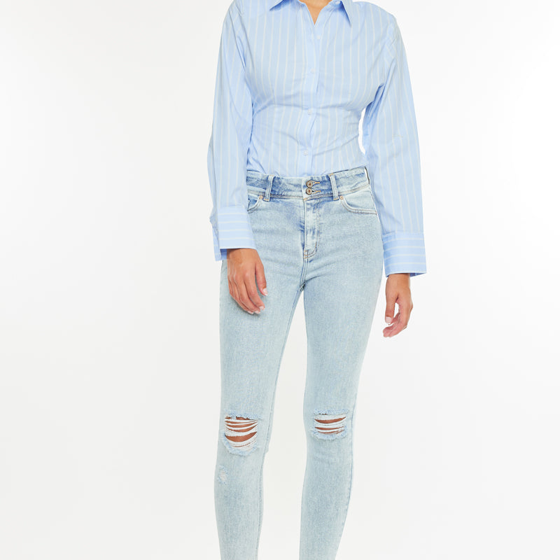 Kendall High Rise Ankle Skinny Jeans - Official Kancan USA