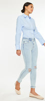 Kendall High Rise Ankle Skinny Jeans - Official Kancan USA