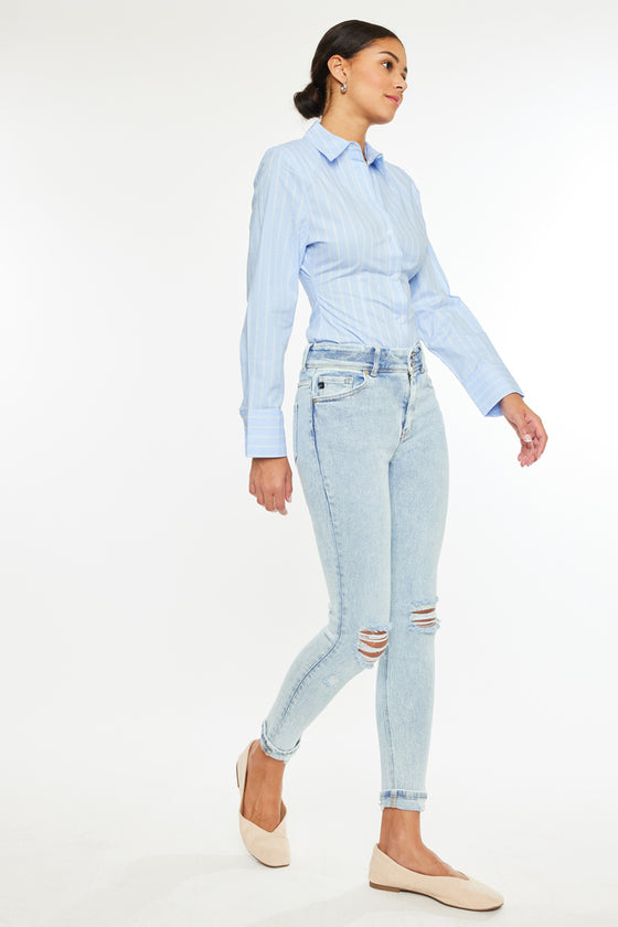 Kendall High Rise Ankle Skinny Jeans - Official Kancan USA
