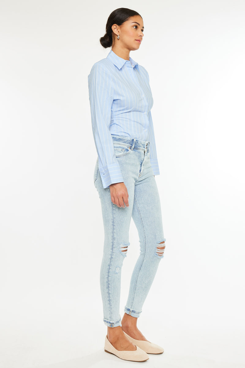 Kendall High Rise Ankle Skinny Jeans - Official Kancan USA