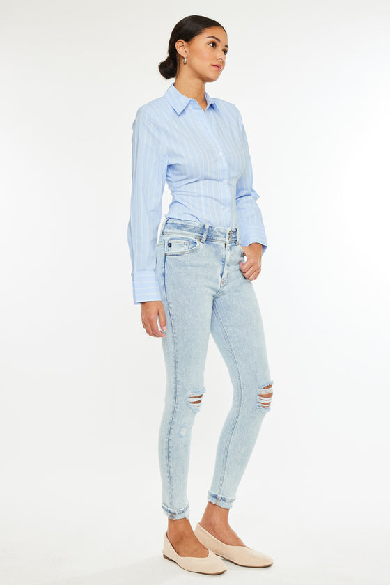 Kendall High Rise Ankle Skinny Jeans - Official Kancan USA