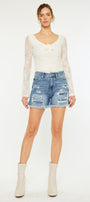 Rosie High Rise Shorts - Official Kancan USA