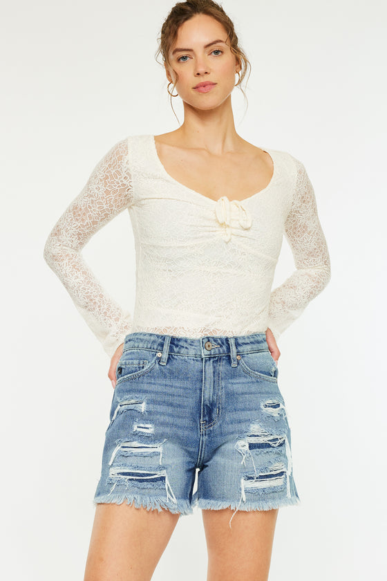 Rosie High Rise Shorts - Official Kancan USA