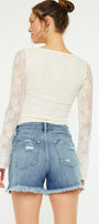 Rosie High Rise Shorts - Official Kancan USA