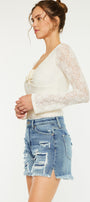 Rosie High Rise Shorts - Official Kancan USA