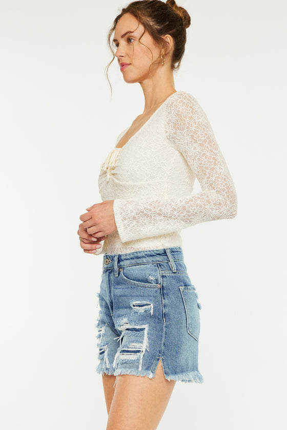 Rosie High Rise Shorts - Official Kancan USA