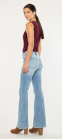 Dixie Ultra High Rise Flare Jeans (Petite) - Official Kancan USA