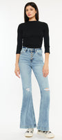 Dixie Ultra High Rise Flare Jeans (Petite) - Official Kancan USA