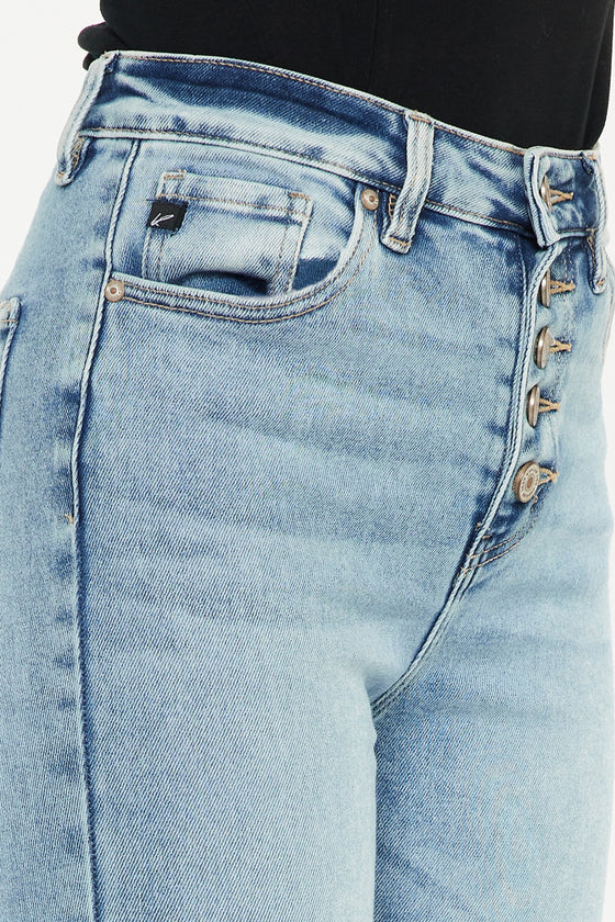 Dixie Ultra High Rise Flare Jeans (Petite) - Official Kancan USA
