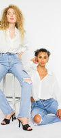 Sultana High Rise Slim Straight Jeans - Official Kancan USA